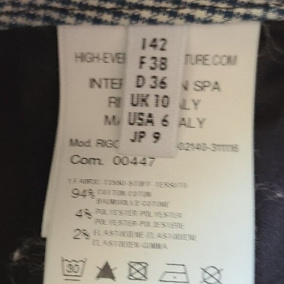 NEW NWOT! HIGH EVERYDAY COUTURE HIGH BLUE TAPERED RIGOUR STRETCH DENIM JEANS 6 - Picture 9 of 9